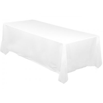 White Rectangle Tablecloth HIRE