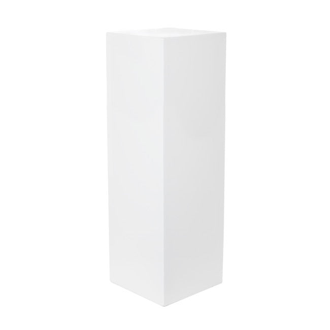 Square Large White Plinth 90cmH