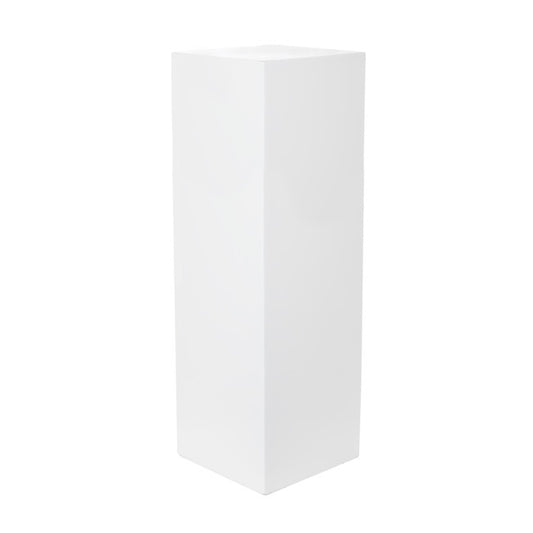 Square Large White Plinth 90cmH