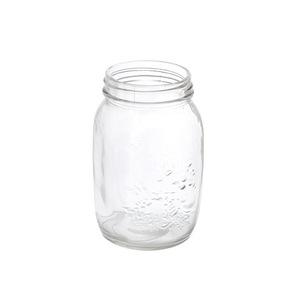 12 x Medium Glass Mason Jar