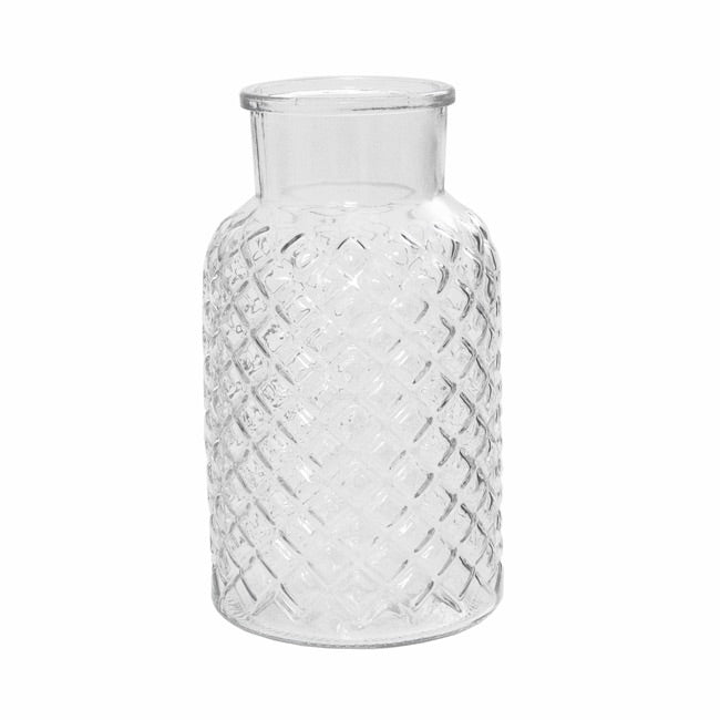 10 x Large Glass- Crystal Style Bottle HIRE